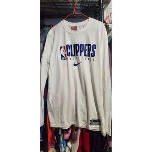 NIKE NBA Los Angeles Clippers  Dri-Fit Long Sleeve Shirt Men's Size SMALL